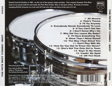 Load image into Gallery viewer, The Pete Best Combo : The Pete Best Combo (CD, Comp, Mono)
