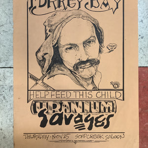 Uranium Savages Thanksgiving at Soap Creek Saloon - 1976 (Poster)