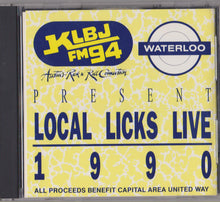 Load image into Gallery viewer, Various : KLBJ FM's Local Licks Live 1990 (CD, Comp)
