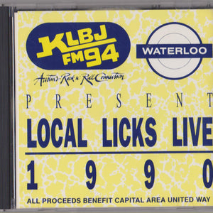 Various : KLBJ FM's Local Licks Live 1990 (CD, Comp)
