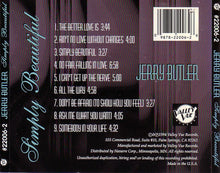 Load image into Gallery viewer, Jerry Butler : Simply Beautiful (CD, Album)
