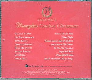 Various : Wrangler Cowboy Christmas (Volume X) (CD, Comp)