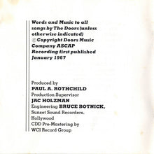 Load image into Gallery viewer, The Doors : The Doors (CD, Album, RE, Tar)
