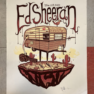Ed Sheeran at Austin City Limits - 2014 (Poster)