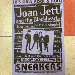 Joan Jett and the Blackhearts at Sneakers - 1994 (Poster)