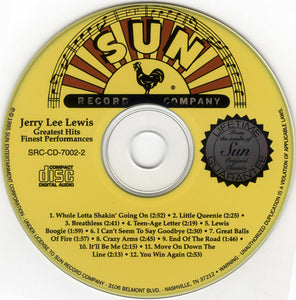 Jerry Lee Lewis : Greatest Hits - Finest Performances (CD, Comp, RP)