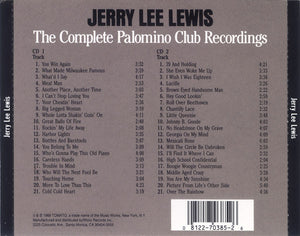 Jerry Lee Lewis : The Complete Palomino Club Recordings (2xCD, Comp, Liv)