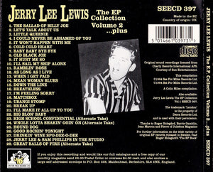 Jerry Lee Lewis : The EP Collection Volume 2 ...Plus (CD, Comp, Mono)