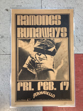 Load image into Gallery viewer, Ramones and Runaways at Armadillo World Headquarters - 1978 (Poster)
