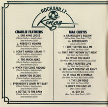 Load image into Gallery viewer, Charlie Feathers / Mac Curtis : Rockabilly Kings (CD, Comp, RE)
