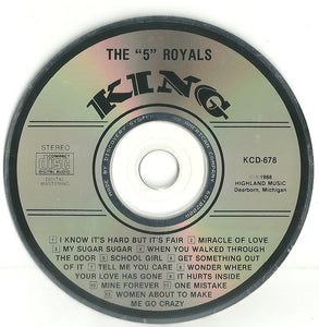 The 5 Royales : The "5" Royales (CD, RE)