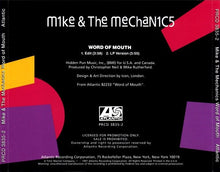 Load image into Gallery viewer, Mike &amp; The Mechanics : Word Of Mouth (CD, Single, Promo)
