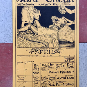 Soap Creek Saloon April Calendar - 1978 (Poster)