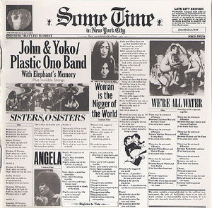 John & Yoko* / Plastic Ono Band* : Some Time In New York City (2xCD, Album, RE, Cap)