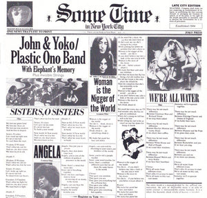 John & Yoko* / Plastic Ono Band* : Some Time In New York City (2xCD, Album, RE, Cap)