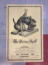 Load image into Gallery viewer, The Urine Ball at Austin Ritz Theatre - 1986 (Poster)
