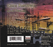 Load image into Gallery viewer, Chris Farlowe : Hotel Eingang (CD, Album, Dig)
