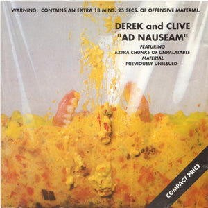 Derek And Clive* : Ad Nauseam (CD, Album)