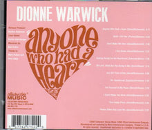 Load image into Gallery viewer, Dionne Warwick : Anyone Who Had A Heart (CD, Album, RE)
