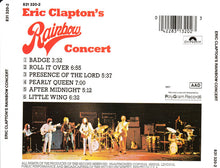 Load image into Gallery viewer, Eric Clapton : Eric Clapton's Rainbow Concert (CD, Album)
