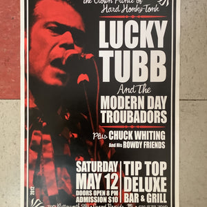 Lucky Tubb and The Modern Day Troubadours at Tip Top Deluxe Bar & Grill - 2012 (Poster)