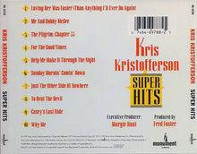 Load image into Gallery viewer, Kris Kristofferson : Super Hits (HDCD, Comp)
