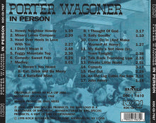 Load image into Gallery viewer, Porter Wagoner : In Person Recorded Live (CD, Album, RE)
