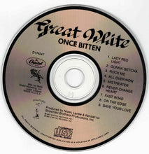 Load image into Gallery viewer, Great White : Once Bitten (CD, Album, Club)

