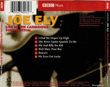 Load image into Gallery viewer, Joe Ely : Live At The Cambridge Folk Festival (CD, Album)
