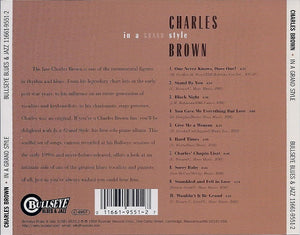 Charles Brown : In A Grand Style (CD, Album)