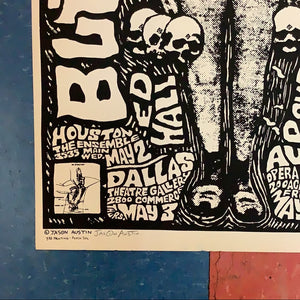 Butthole Surfers Texas Tour - 1990 (Poster)