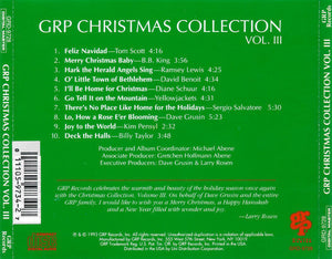 Various : GRP Christmas Collection, Vol. III (CD, Comp, Dig)