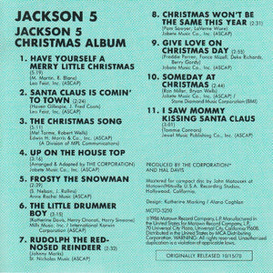 The Jackson 5 : Jackson 5 Christmas Album (CD, Album, RE)