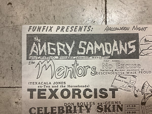 The Angry Samoans at Fender's (Poster)