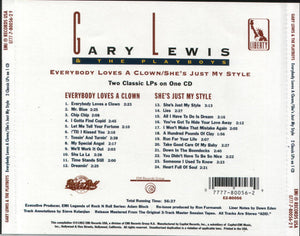 Gary Lewis & The Playboys : Everybody Loves A Clown / She's Just My Style (CD, Album, Comp, RM)