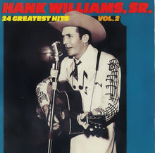 Load image into Gallery viewer, Hank Williams, Sr.* : 24 Greatest Hits Vol. 2 (CD, Comp, RM)
