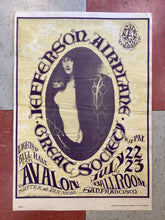 Load image into Gallery viewer, Jefferson Airplane and Great Society at Avalon Ballroom - 1966 (Poster)
