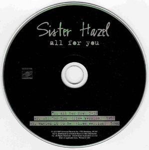 Sister Hazel : All For You (CD, Single)