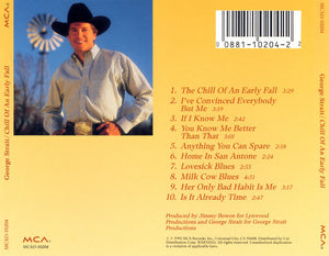 George Strait : Chill Of An Early Fall (CD, Album, RE)