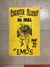 Load image into Gallery viewer, Cheater Slicks with Ed Hall at Emo&#39;s - 1992 (Poster)
