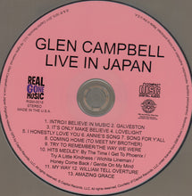 Load image into Gallery viewer, Glen Campbell : Glen Campbell Live In Japan (CD, Album, RE)
