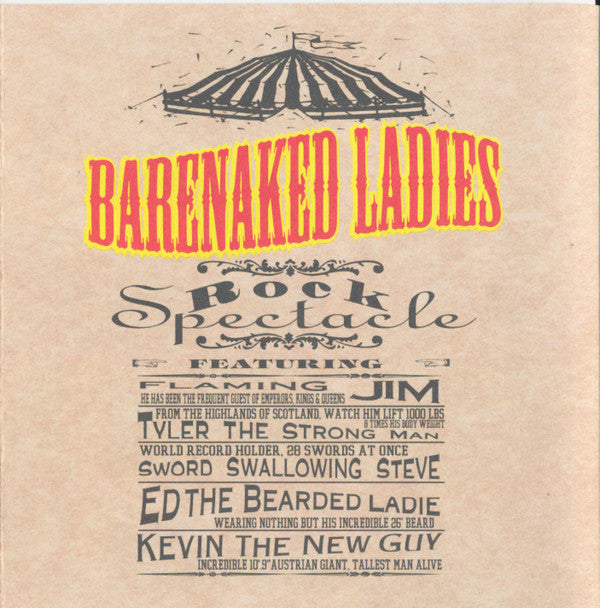 Barenaked Ladies : Rock Spectacle (CD, Album, Enh, RP)