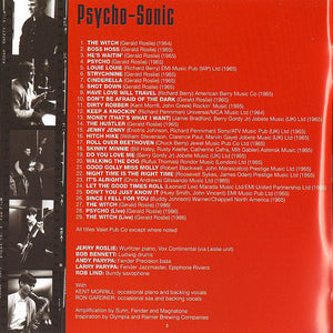 The Sonics : Psycho-Sonic (CD, Comp, RE, RM)