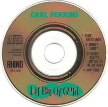 Load image into Gallery viewer, Carl Perkins : Lil' Bit Of Gold (CD, Mini)

