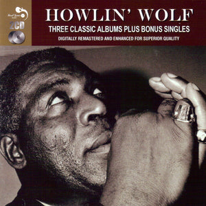 Howlin' Wolf : Three Classic Albums Plus Bonus Singles (2xCD, Comp, RM)