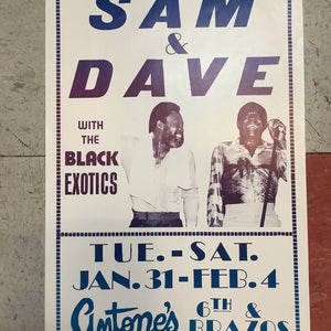 Sam and Dave at Antone's Nightclub - 1978 (Poster)