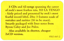 Load image into Gallery viewer, Yo La Tengo : Prisoners Of Love (A Smattering Of Scintillating Senescent Songs 1985-2003) (3xCD, Comp)
