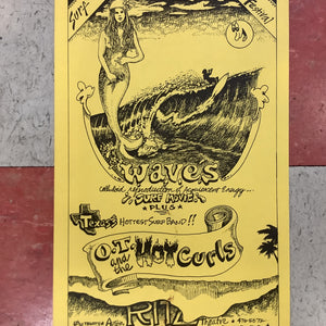 Waves Surf Festival at Austin Ritz Theatre - 1975 (Poster)