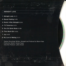 Load image into Gallery viewer, Marvin Gaye : Midnight Love &amp; The Sexual Healing Sessions (CD, Album, Promo, RE, RM + CD, Album, Promo)
