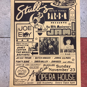 Stubb's Bar-B-Q 11th Anniversary Jam! (Poster)